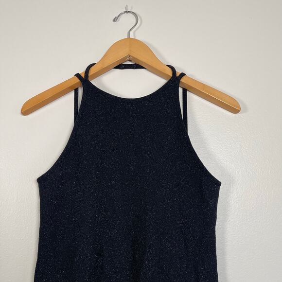 Zara • Glitter Midi Open Back Dress - Picture 3 of 6